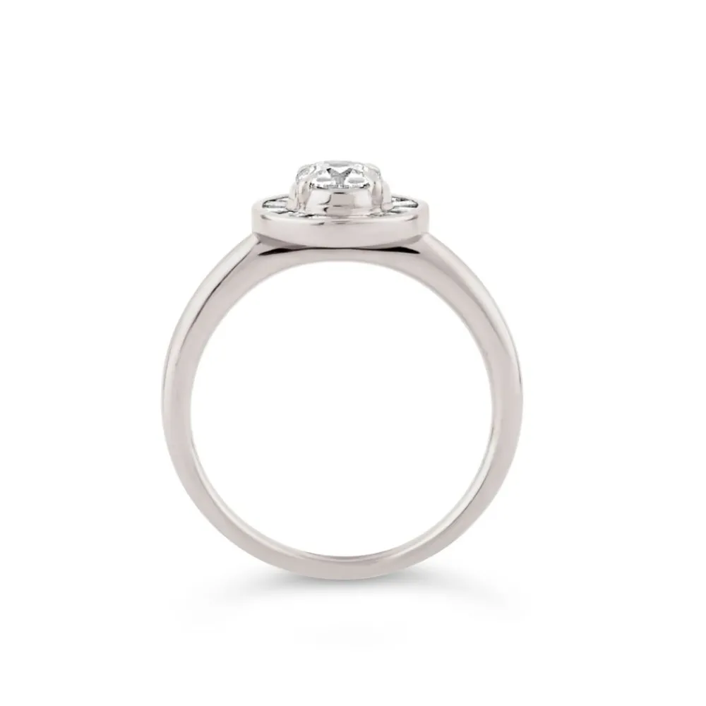 Dinny Hall Ava 18K Fine Brilliant & Carre Cut Diamond Ring
