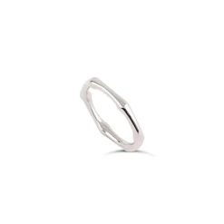 Dinny Hall Bamboo Ring In Sterling Silver