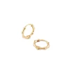 Dinny Hall Bamboo Solid Gold Micro Hoops