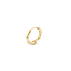 Dinny Hall Bamboo Solid Gold Single Micro Hoop