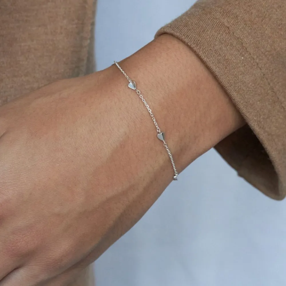 Dinny Hall Bijou Folded Heart Bracelet