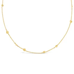 Dinny Hall Bijou Folded Heart Chain Necklace