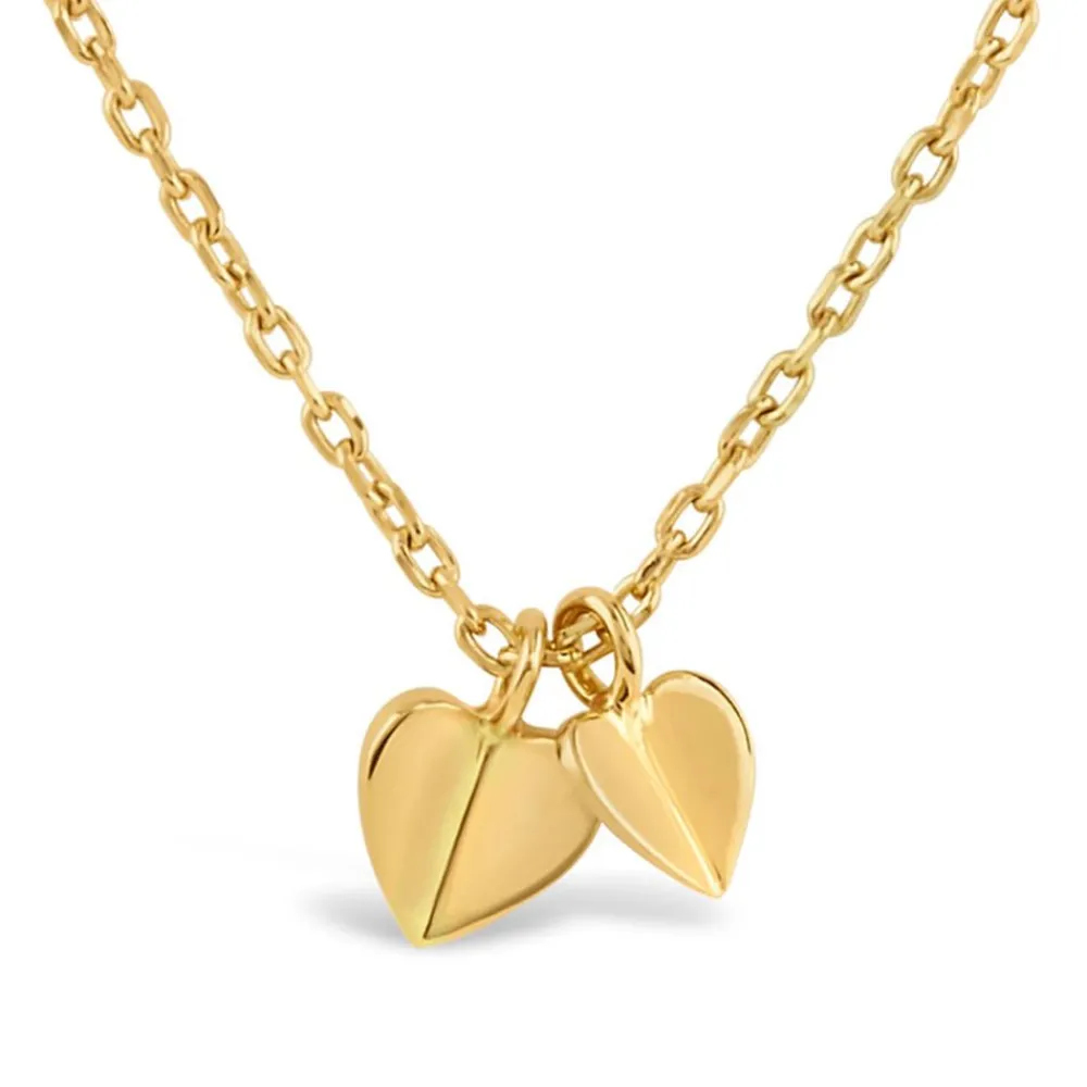 Dinny Hall Bijou Folded Heart Duo Pendant