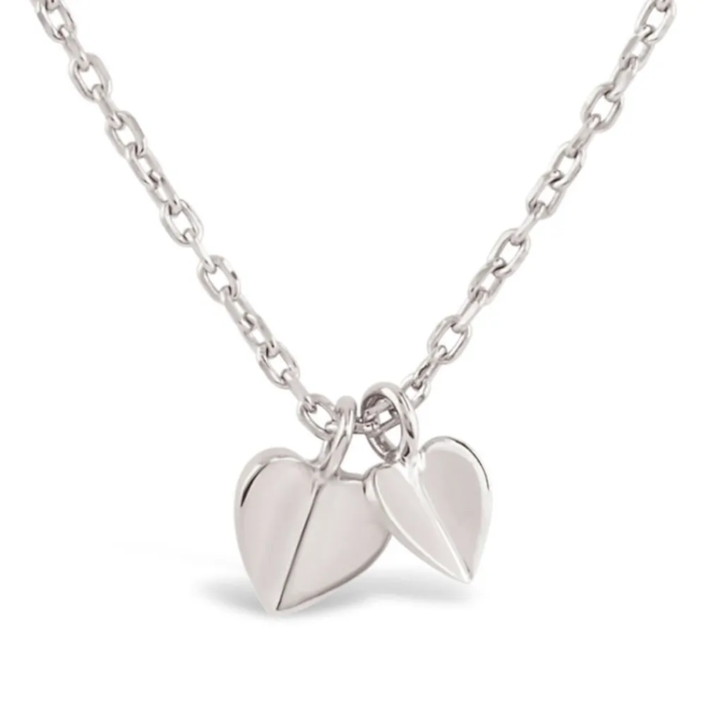 Dinny Hall Bijou Folded Heart Duo Pendant