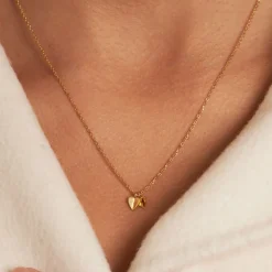 Dinny Hall Bijou Folded Heart Duo Pendant