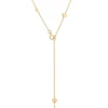 Dinny Hall Bijou Solid Gold Folded Heart Lariat