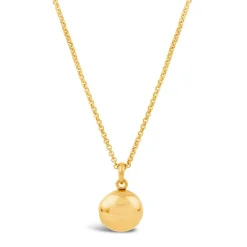 Dinny Hall Button Locket With Heart Charm