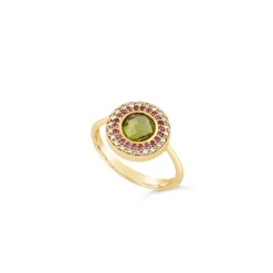 Dinny Hall Double Halo 14K Fine Pinky Ring