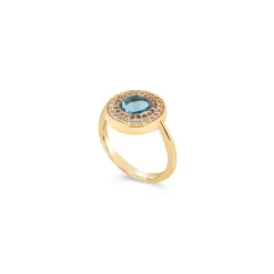 Dinny Hall Double Halo 14K Fine Pinky Ring