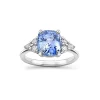 Dinny Hall Edie 18K Fine Cornflower Blue Sapphire & Diamond Ring