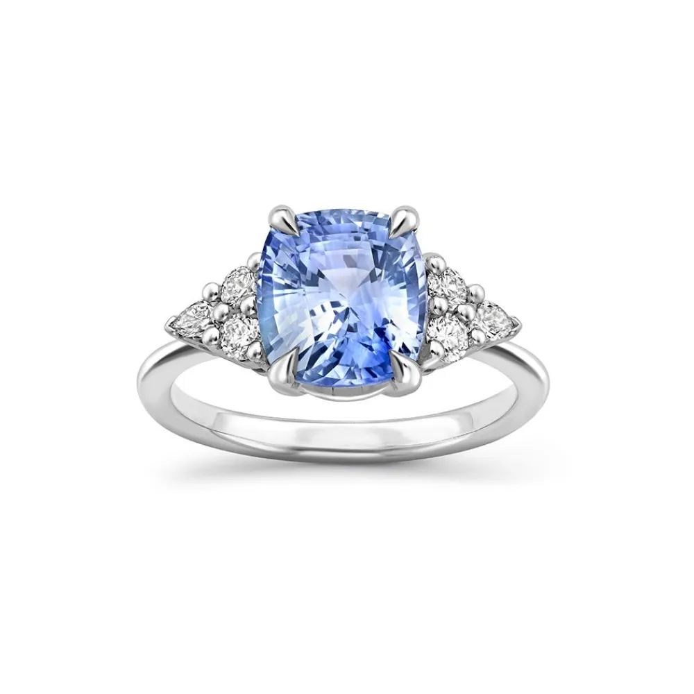 Dinny Hall Edie 18K Fine Cornflower Blue Sapphire & Diamond Ring