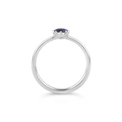 Dinny Hall Ellie 18K Fine Blue Sapphire Solitaire Ring