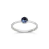 Dinny Hall Ellie 18K Fine Dark Indigo Sapphire Solitaire Ring