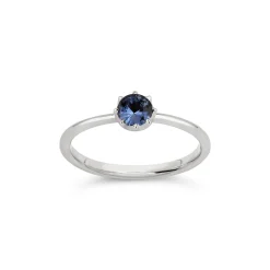 Dinny Hall Ellie 18K Fine Dark Indigo Sapphire Solitaire Ring