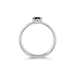 Dinny Hall Ellie 18K Fine Dark Indigo Sapphire Solitaire Ring