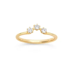 Dinny Hall Ellie 18K Fine Diamond Crown Ring