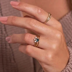 Dinny Hall Ellie 18K Fine Diamond Crown Ring
