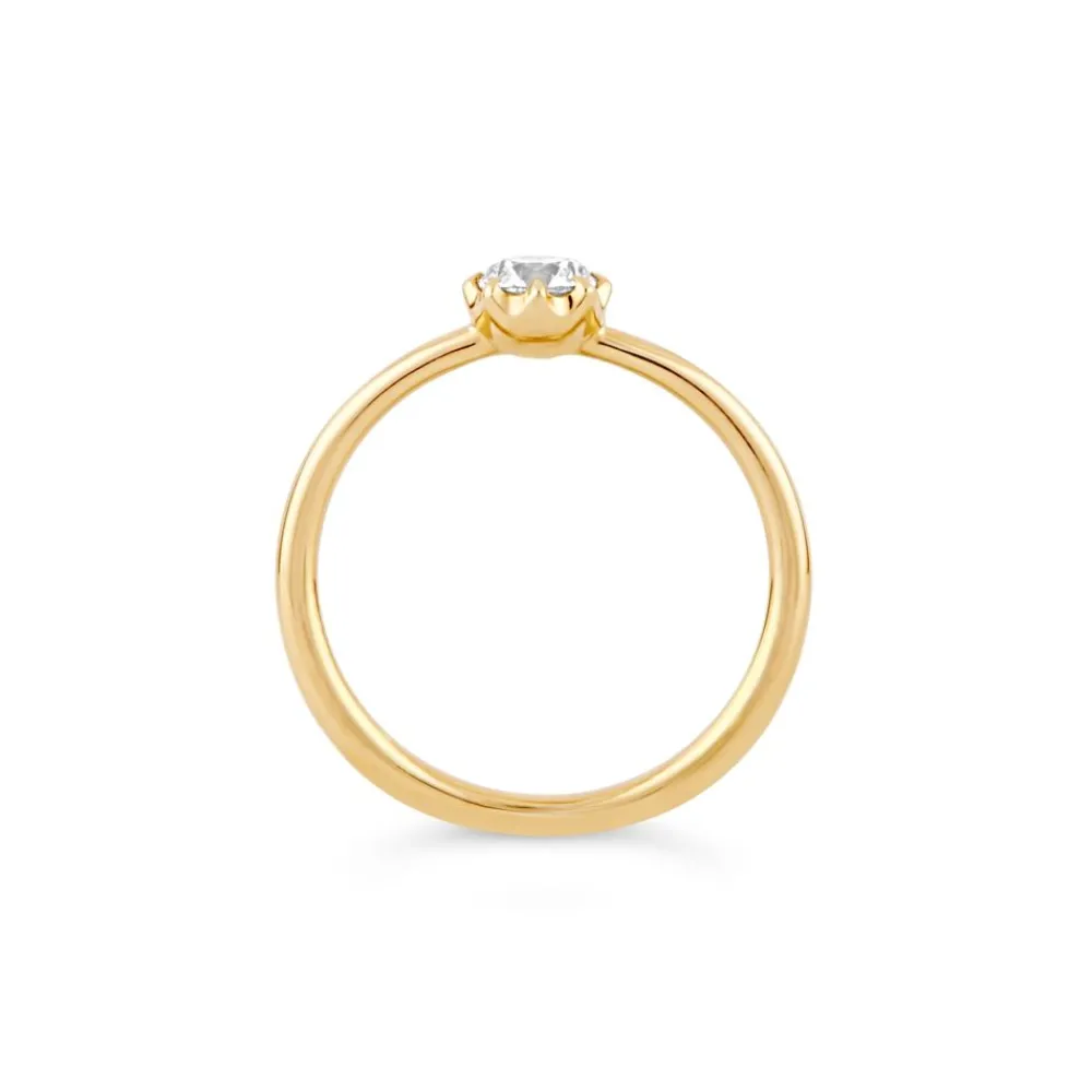 Dinny Hall Ellie 18K Fine Diamond Solitaire Ring