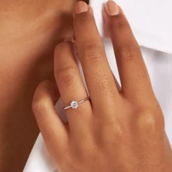 Dinny Hall Ellie 18K Fine Diamond Solitaire Ring