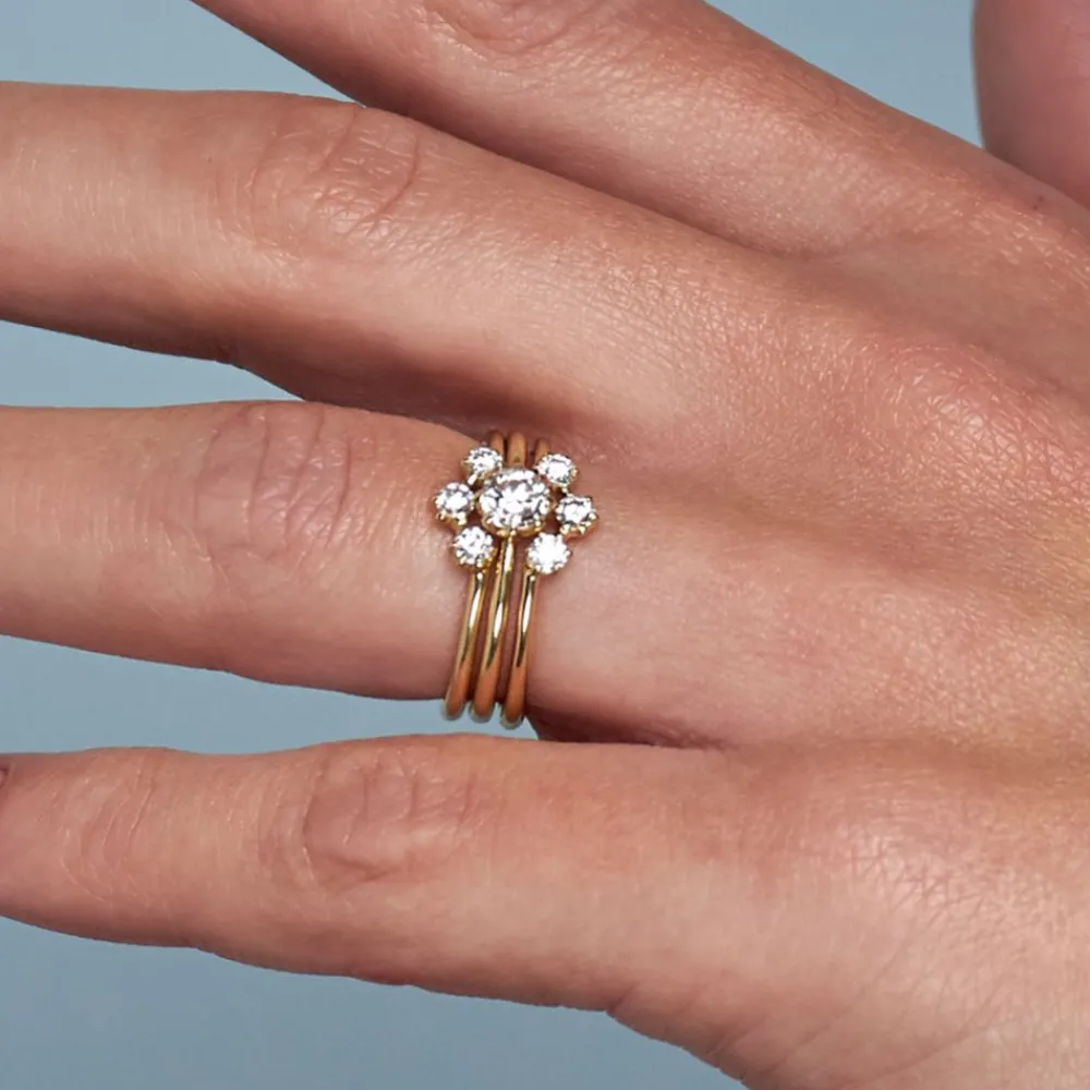Dinny Hall Ellie 18K Fine Diamond Solitaire Ring
