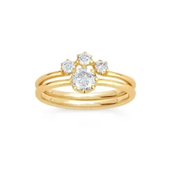 Dinny Hall Ellie 18K Fine Diamond Solitaire Ring