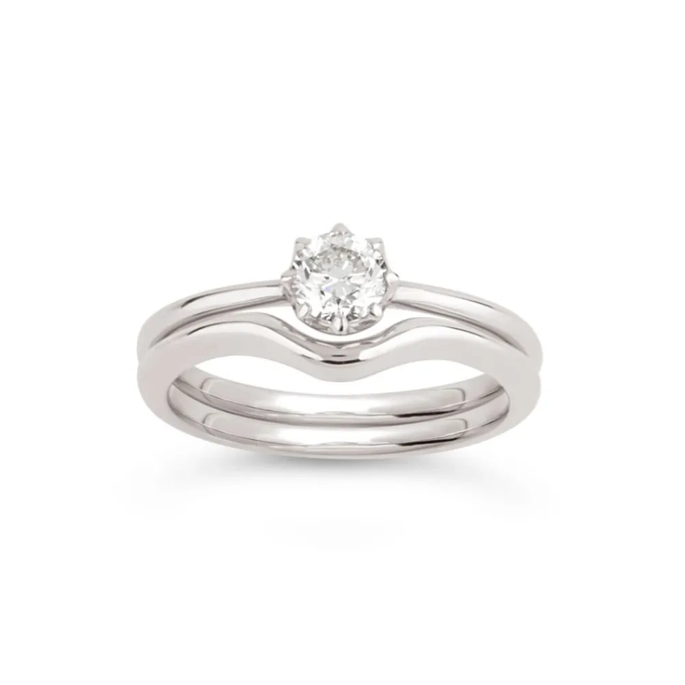 Dinny Hall Ellie 18K Fine Diamond Solitaire Ring