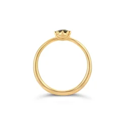 Dinny Hall Ellie 18K Fine Sage Green Sapphire Solitaire Ring