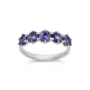 Dinny Hall Elyhara 18K Fine Blue Sapphire Five Stone Ring