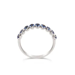 Dinny Hall Elyhara 18K Fine Blue Sapphire Half Eternity Ring