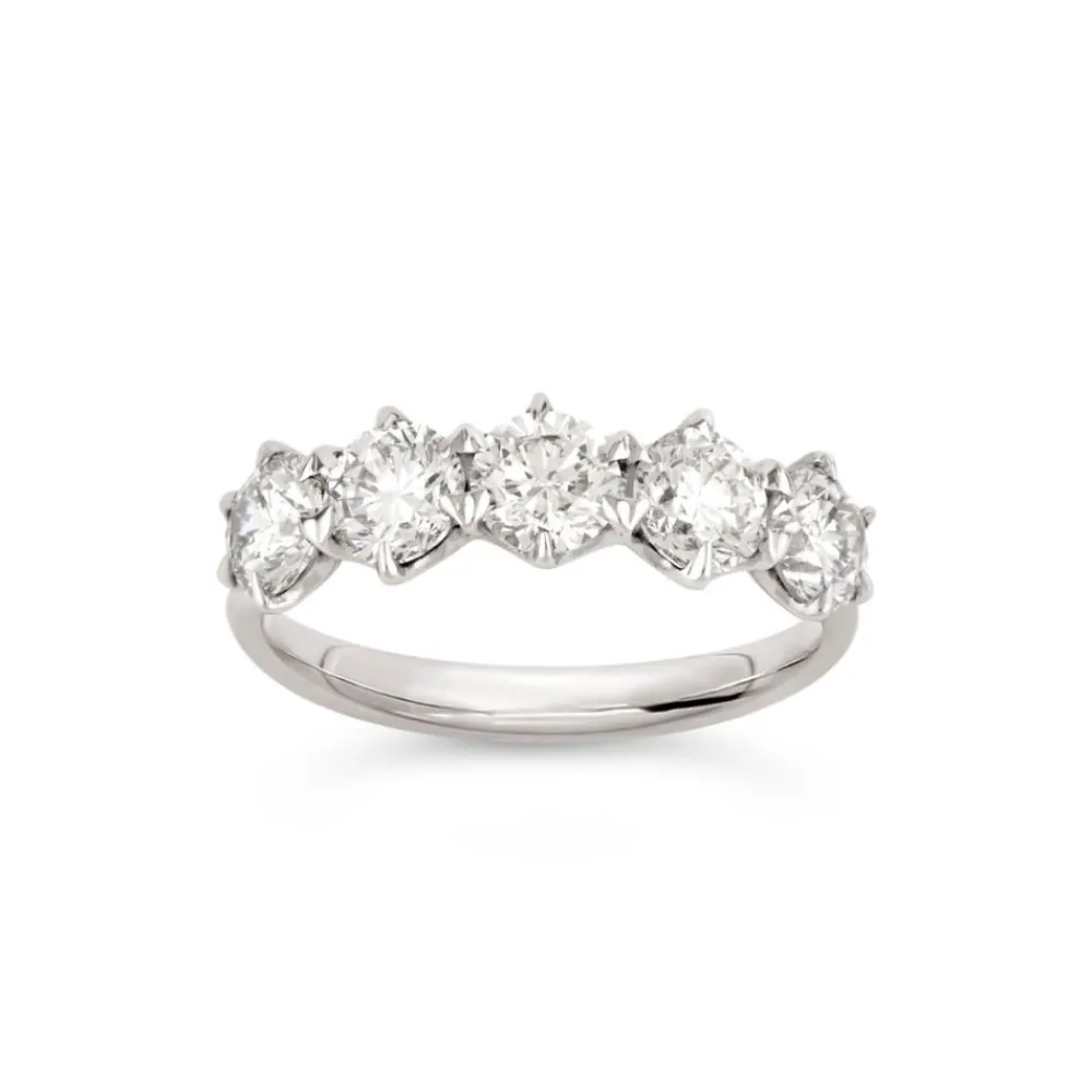 Dinny Hall Elyhara 18K Fine Diamond Five Stone Ring