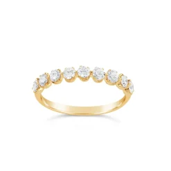 Dinny Hall Elyhara 18K Fine Diamond Half Eternity Ring