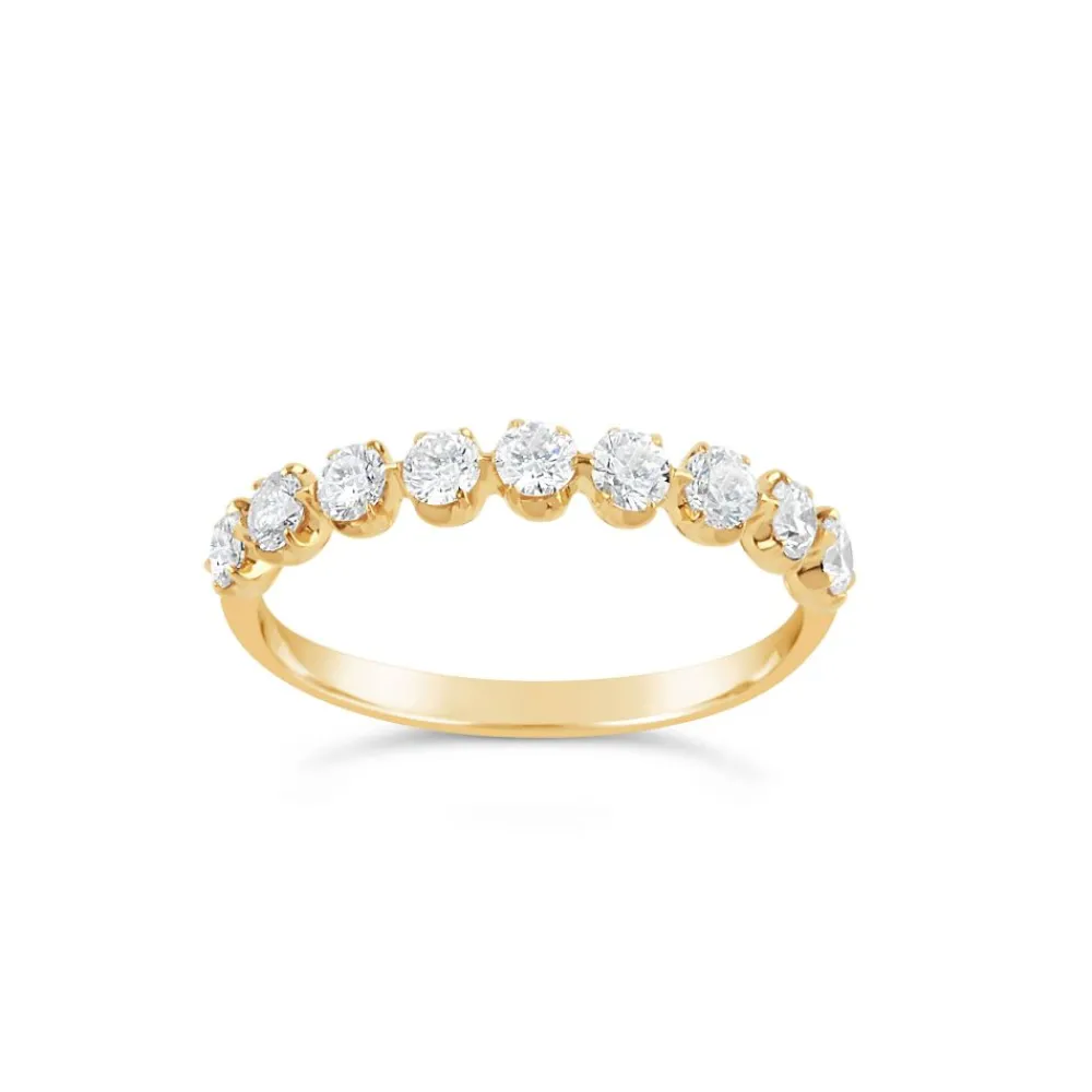 Dinny Hall Elyhara 18K Fine Diamond Half Eternity Ring