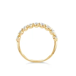 Dinny Hall Elyhara 18K Fine Diamond Half Eternity Ring