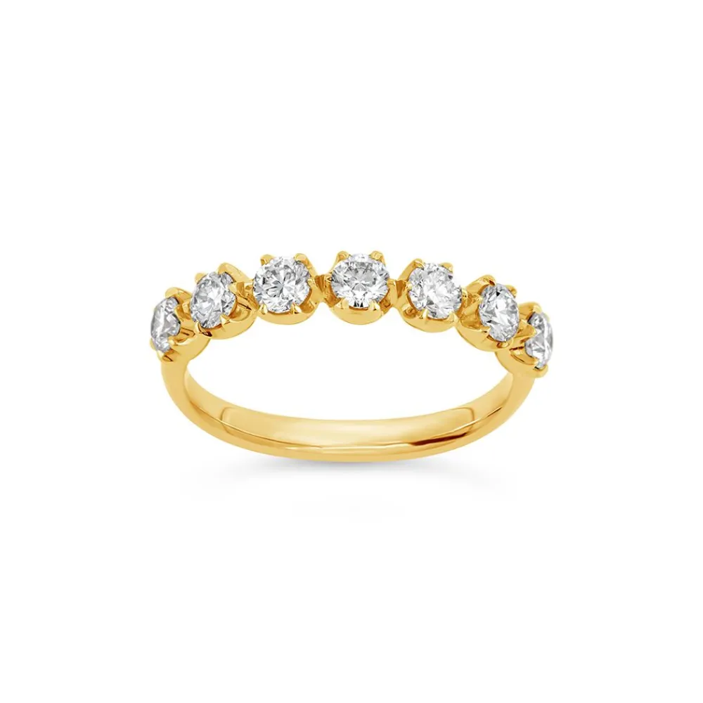 Dinny Hall Elyhara 18K Fine Diamond Seven Stone Ring