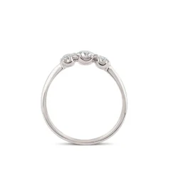 Dinny Hall Elyhara 18K Fine Diamond Small Trilogy Ring