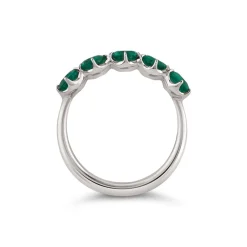 Dinny Hall Elyhara 18K Fine Emerald Five Stone Ring