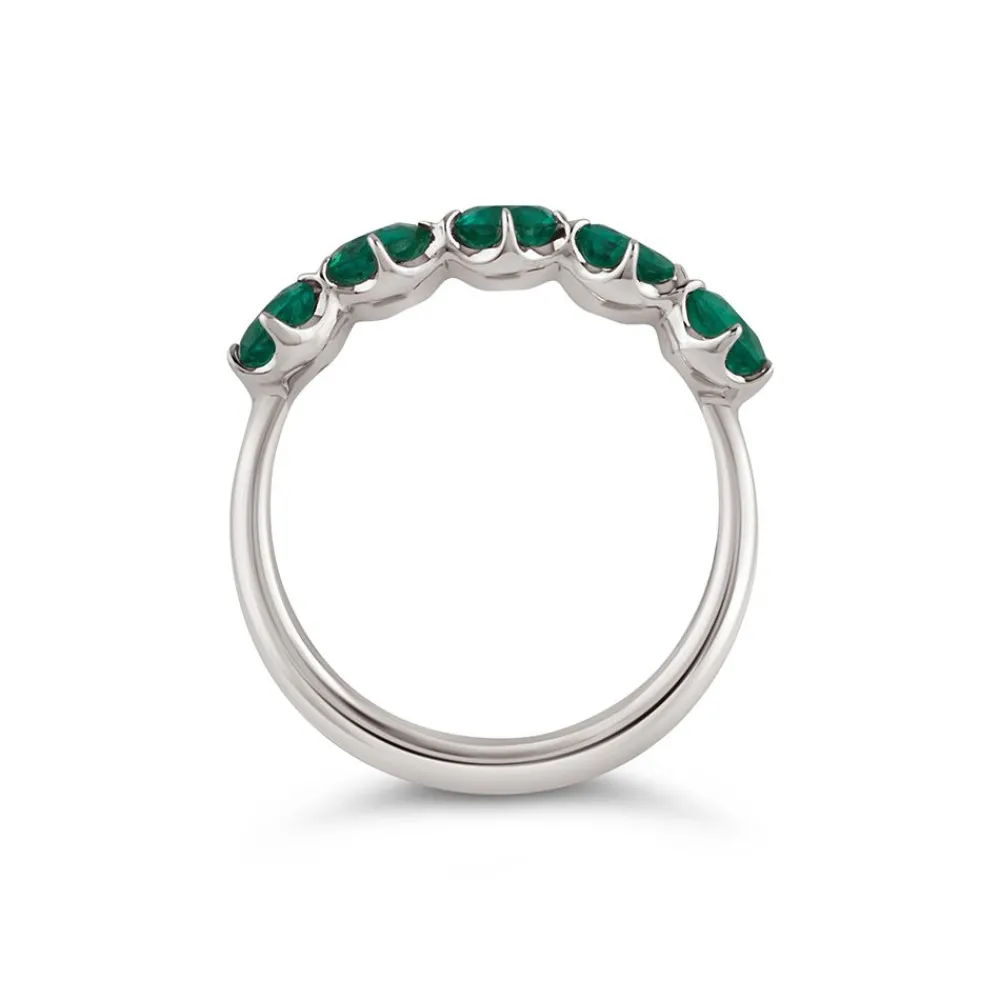 Dinny Hall Elyhara 18K Fine Emerald Five Stone Ring