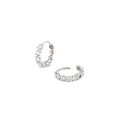 Dinny Hall Elyhara 18K Gold Diamond Huggie Hoops