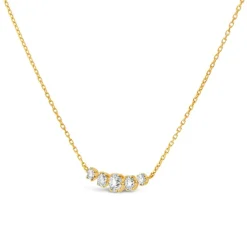 Dinny Hall Elyhara 14K Gold Diamond Scoop Necklace