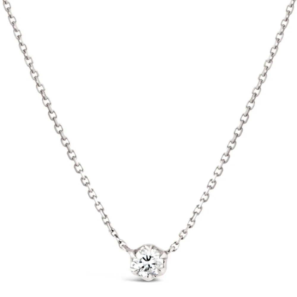 Dinny Hall Elyhara 18K White Gold 0.25Ct Diamond Pendant