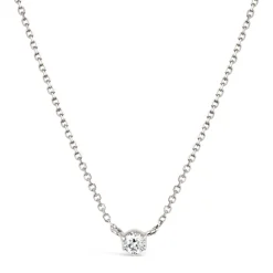Dinny Hall Elyhara 18K White Gold 0.11Ct Diamond Pendant