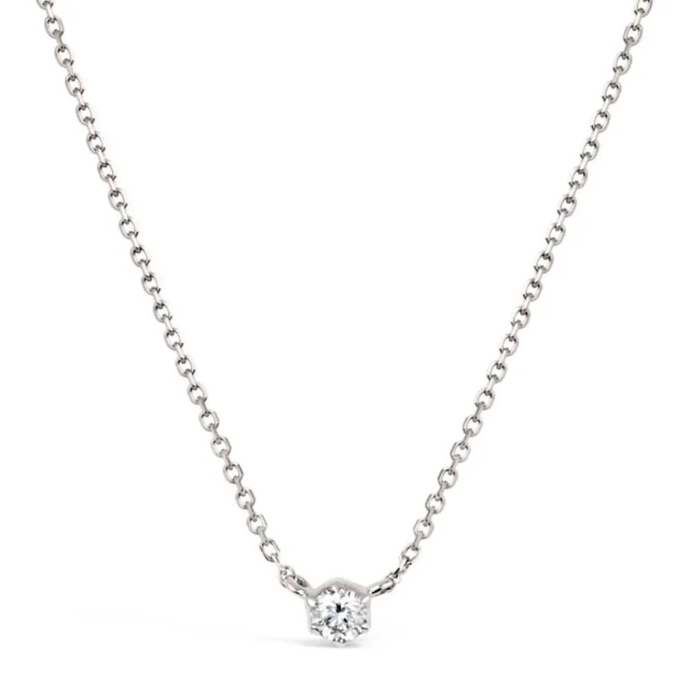 Dinny Hall Elyhara 18K White Gold 0.11Ct Diamond Pendant