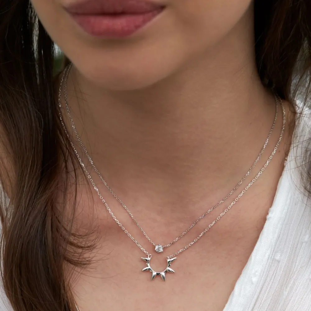 Dinny Hall Elyhara 18K White Gold 0.25Ct Diamond Pendant