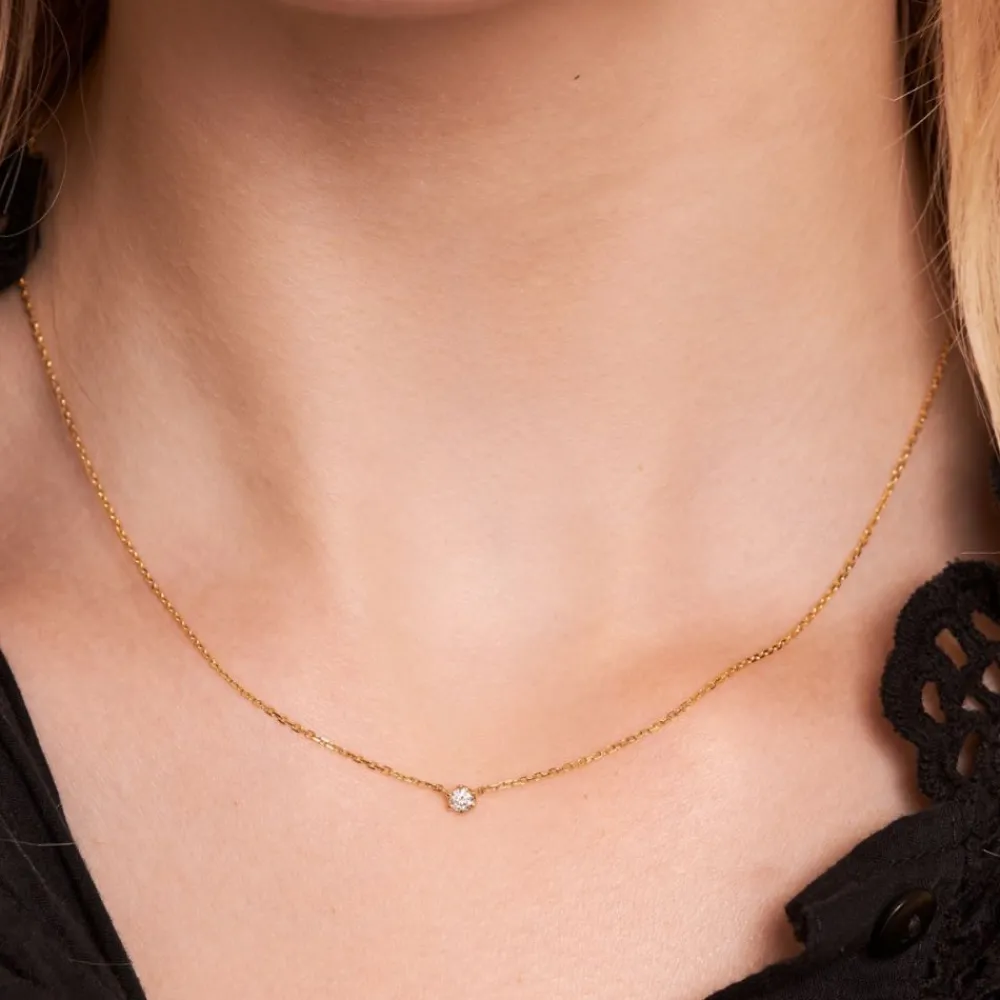 Dinny Hall Elyhara 18K Yellow Gold 0.11Ct Diamond Pendant