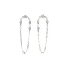 Dinny Hall Forget Me Not 9K Diamond Chain Drop Earrings