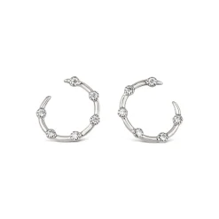 Dinny Hall Forget Me Not 9K Diamond Twist Earrings