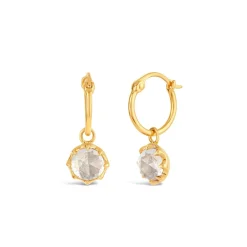 Dinny Hall Gem Drop Fancy Rose Cut Drops
