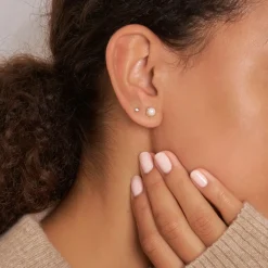 Dinny Hall Gem Drop Freshwater Pearl Studs