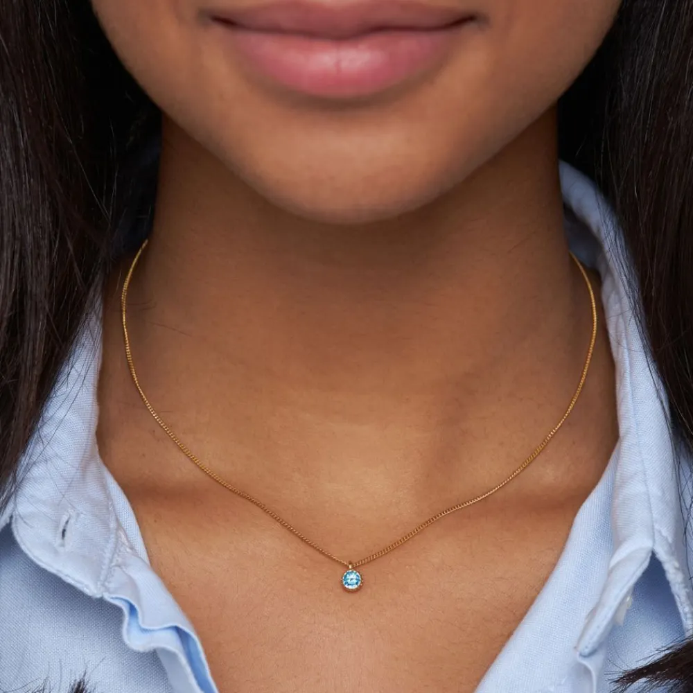 Dinny Hall Gem Drop Mini Rose Cut Pendant