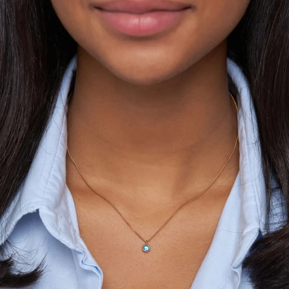 Dinny Hall Gem Drop Mini Rose Cut Pendant